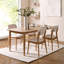 Coffelt Extendable Solid Wood Base Dining Table
