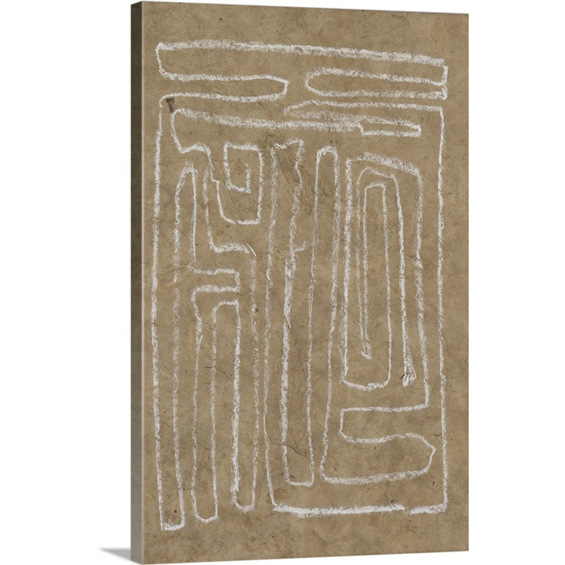 «The Runes I» par Jennifer Goldberger - reproduction d'art, Toile tendue, H 36 po x l 24 po x P 1,25 po