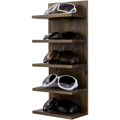 Benjamyn 5 Tier Wood Sunglasses Holder