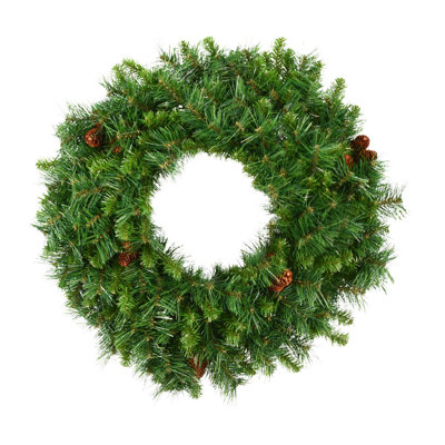 Nauman Artificial Cheyenne Pine Wreath