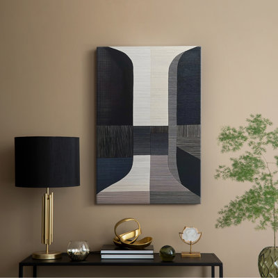 Série ABSTRACT DCL XXXII - Toile tendue avec châssis Premium - Prêt à être accroché