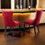 Chaises de salle à manger capitonnées en velours à oreilles-880669728-934717008