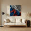«Lyrical Abstraction 58», art mural en métal brun-1066138526