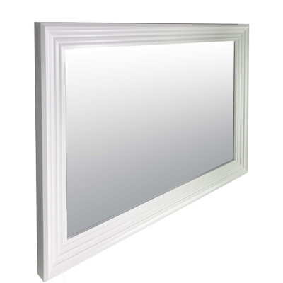 Efrat Wood Flat Wall Mirror