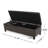 Versatile Storage Ottoman Bench With Soft-Closing Lid, High-Weight Capacity, Button-Tufted Design, And Multi-Room Functionality.