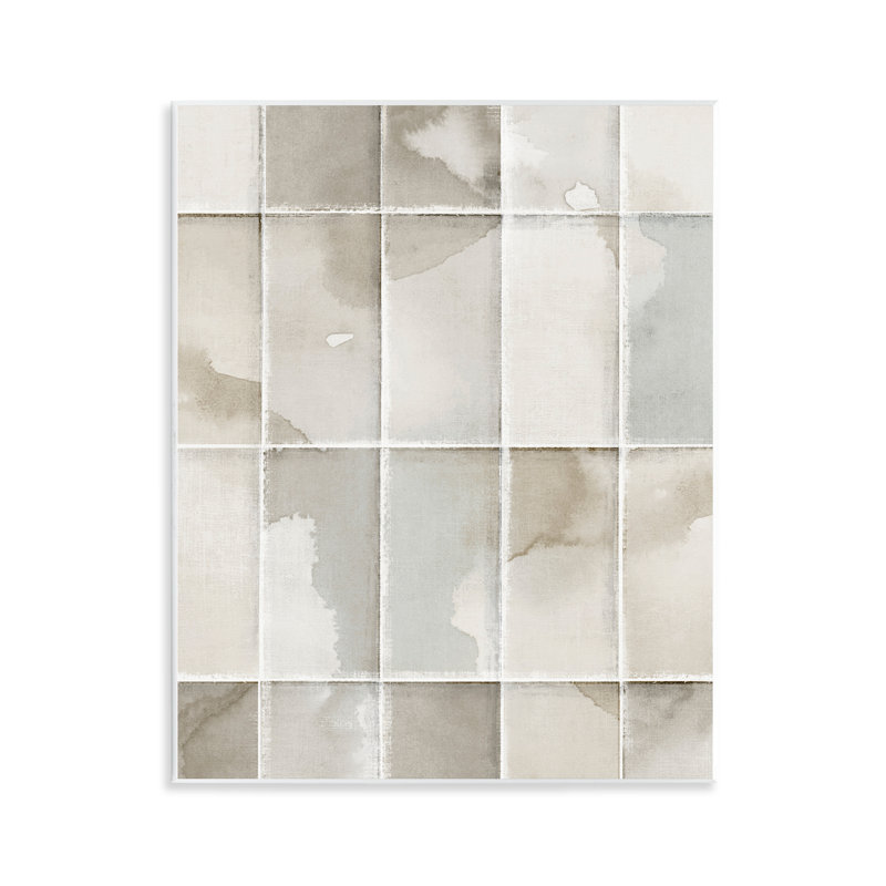 Plaque murale Neutral Awakening Geometrics, design par Emma Peal