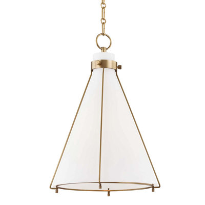 Luminaire suspendu conique à 1 lumière Trejohn