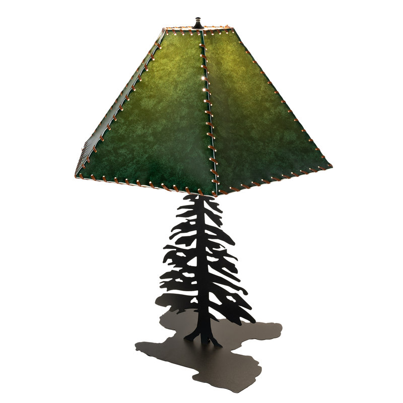 Rustic Lodge Table Lamp, Yes