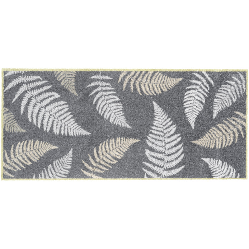 Noaelle Botanical Leaves Kitchen Mat, 0.8cm H x 67cm W x 150cm L