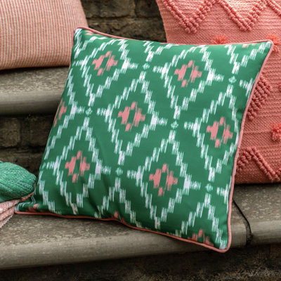 Geometric Square Cushion