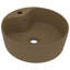 Belfry Bathroom Mccree 360 mm L x 360 mm W Ceramic Circular Sink and Overflow-1965436010