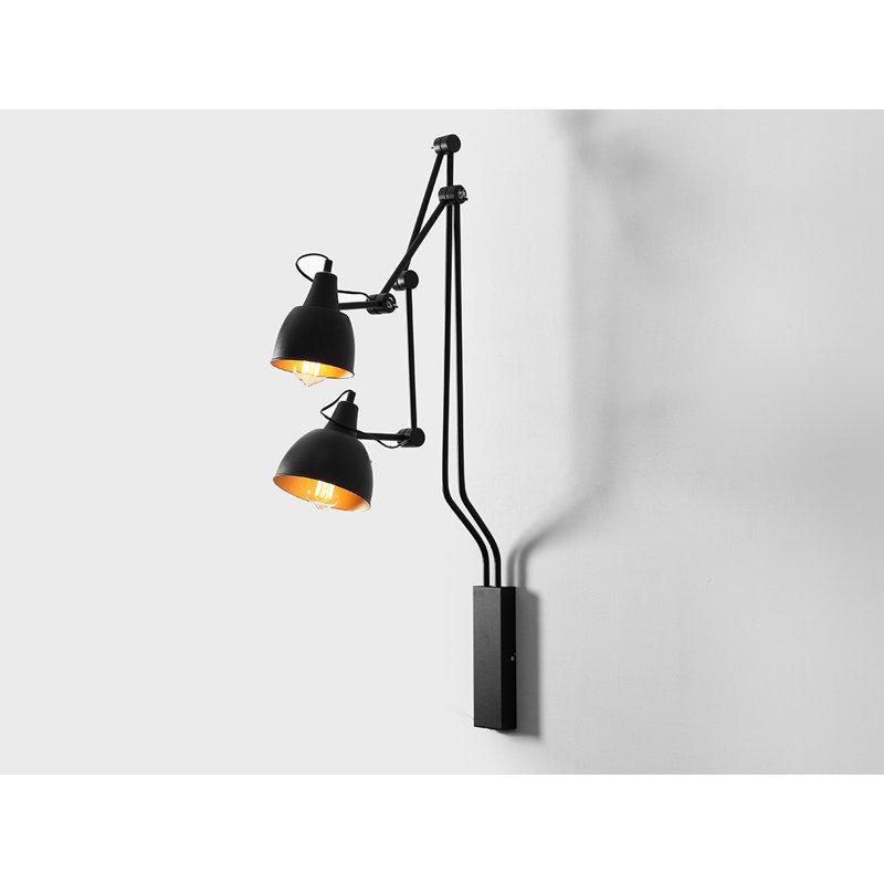 Culpeper Armed Sconce, Black