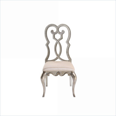 Ensemble de chaises d'appoint en velours, sièges d'appoint 2 pièces à finition dorée pour salle à manger, dossier arrondi