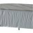 Gray High Gloss and Chrome Coffee Table