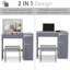 Claverton Dressing Table with Mirror-1918479500