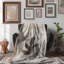 Petal Patchwork Panorama - 1 Piece Premium Sherpa Blanket-467725567