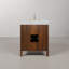 Meuble-lavabo en marbre blanc Carrara de 30 po Klangenc