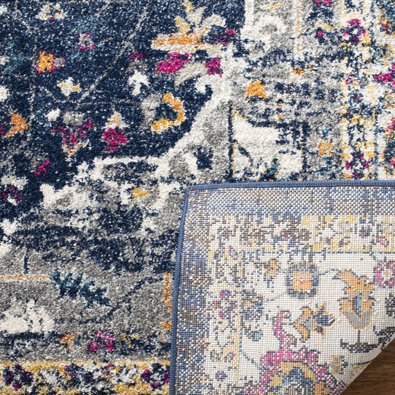 Balaton Performance Oriental Rug, Square 6'7"