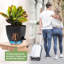 Jardinières en plastique 12/10/9 pouces-1002607512
