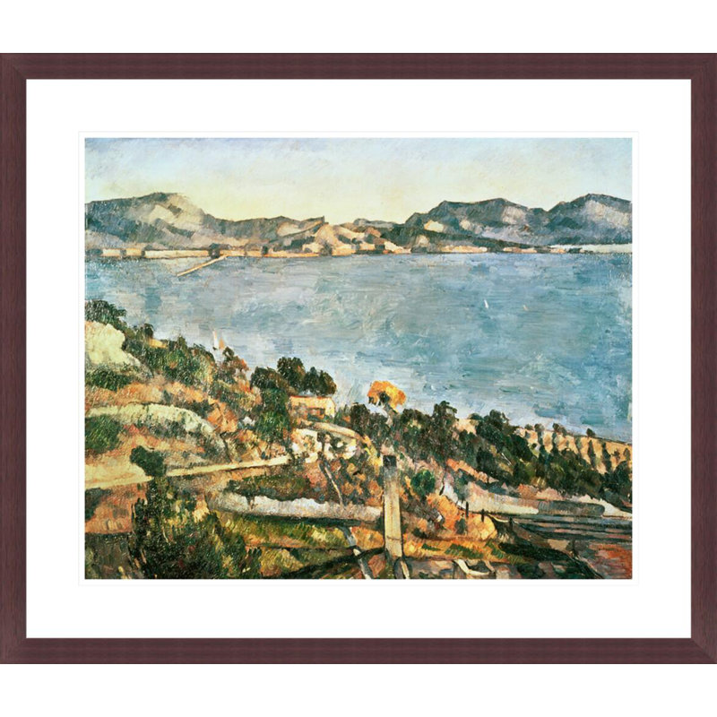 Estaque by Paul Cézanne -Framed Giclee Print, 23.25" H x 29.5" W