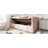 Pink Velvet Twin Bed Frame, Daybed With Hydraulic Storage, & Type - C Charging, Back, And Storage Pockets For Mobile Devices Frame Quiet Sleep Assurance-1831112888