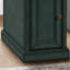 Table d'appoint, table de bout, table d'appoint, table de chevet, étroite, chambre à coucher, lampe, tiroir de rangement, placage bleu antique