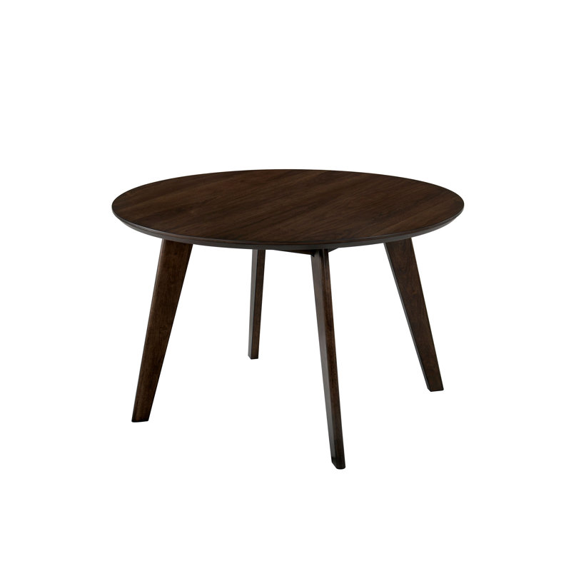 Table de salle à manger en bois massif noyer Ayanna