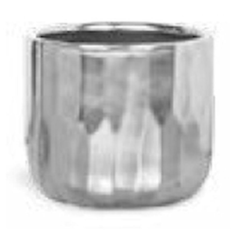 Pot de fleurs en céramique Tindley, H 4,25 po x l 4,75 po x P 4,75 po, Argent