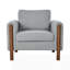 Fauteuil d'appoint surdimensionné rembourré-2092675534