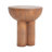 Laneyah Outdoor Magnesium Oxide Side Table With 3 Cylindrical Legs