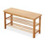 Banc en bois massif Burlywood-1626951830