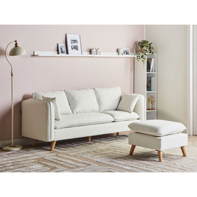 DALVIK 3 Seater Sofa, White