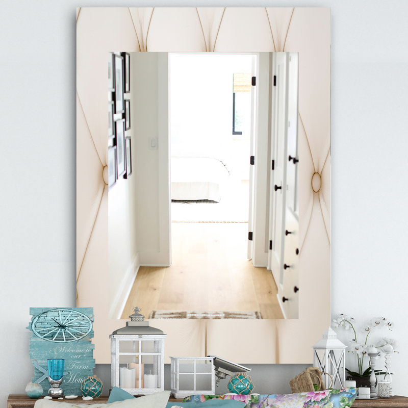  Miroir mural moderne, H 39,4 po x l 29,5 po, Géométrique