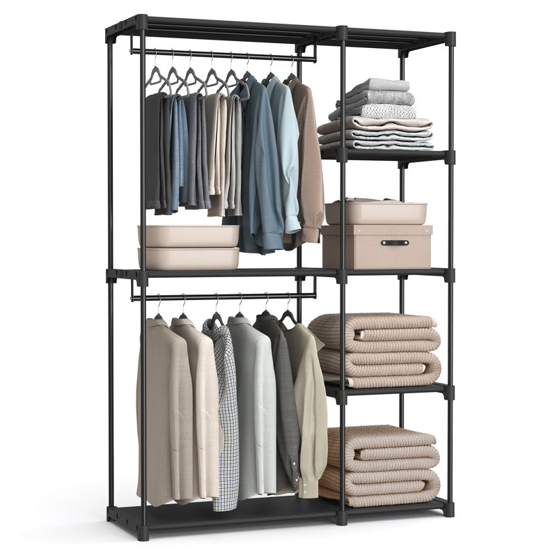 Priolo 124cm Clothing Rack, Black