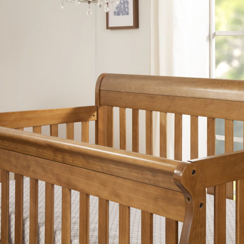 Lit de bébé convertible 4-en-1 Kalani, Châtaignier
