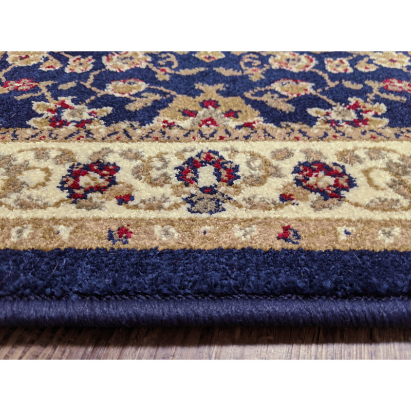 Weisgerber Oriental Blue Navy Indoor Area Rug, Runner 2'2" x 7'7"