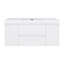 Meuble-lavabo simple 47 po avec plateau en résine Cummington