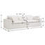 Canapé à compression profonde - aucun assemblage requis avec housse amovible lavable - mélange de coton et de plumes de canard (20% coton / 80% plumes)-812650970