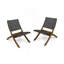 Ensemble de 2 chaises pliantes HUNTSVILLE