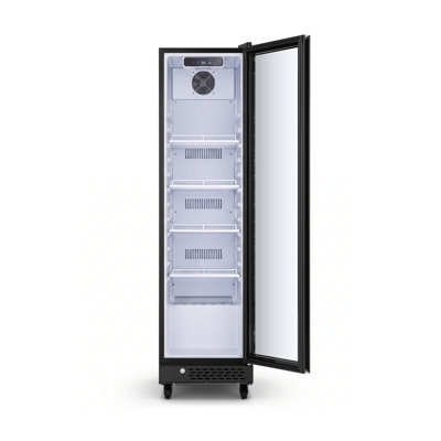 Réfrigérateur commercial à boissons 6,9 pieds cubes avec porte vitrée simple Yeego