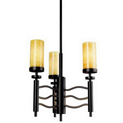 Lustre classique/traditionnel ombré 3 lumières Scarlett