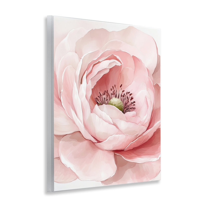 Plaque murale «Fresh Rosy Close Up Petals», design par Christine Simpson Art