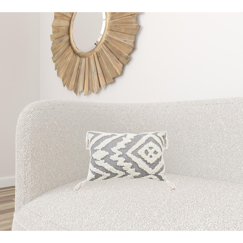 Housse de coussin rectangulaire en polyester