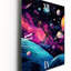 Horloge murale «Galaxies of Pink Love» surdimensionnée-99640034