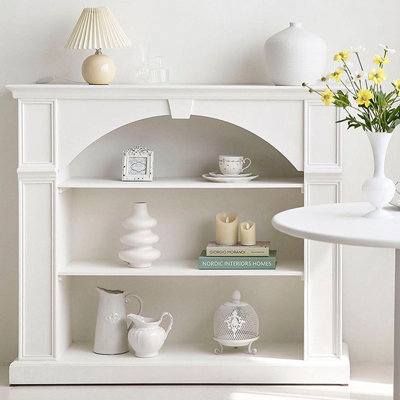 Armoire décorative murale en bois de style français