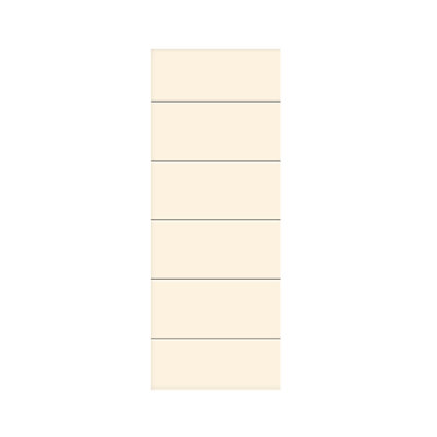 Paneled Manufactured Wood Painted Barn Door