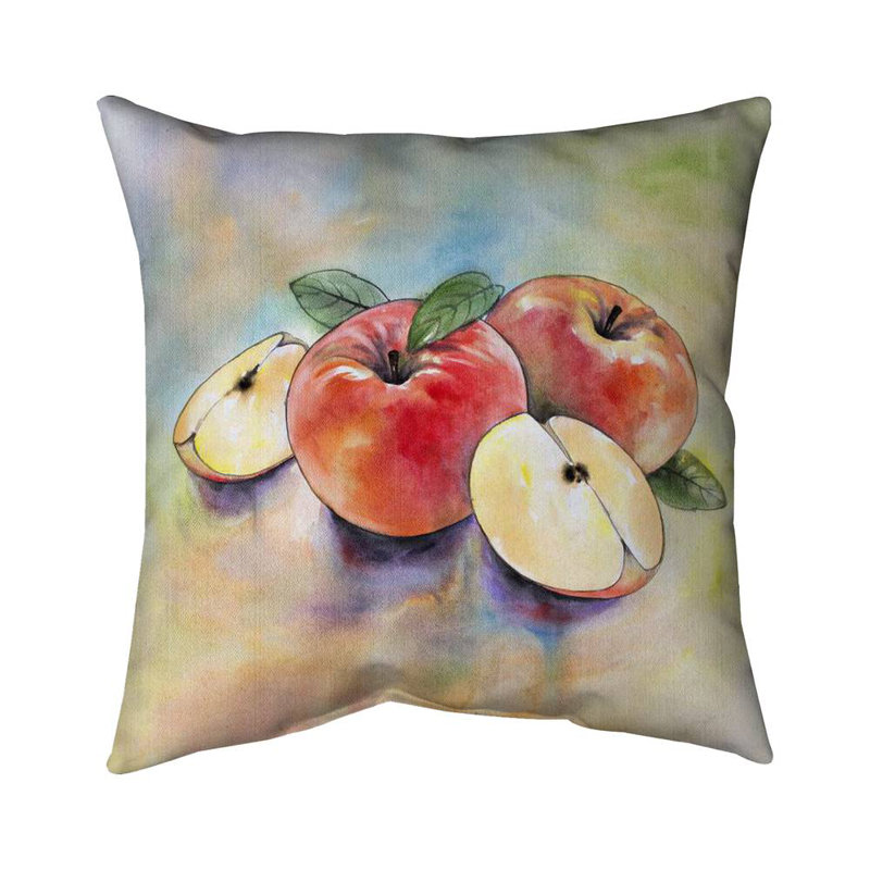 Apple harvest - 26"x26" Throw pillow - Poly twill - Print on demand, 26'' x 26'', Polyester/Polyfill