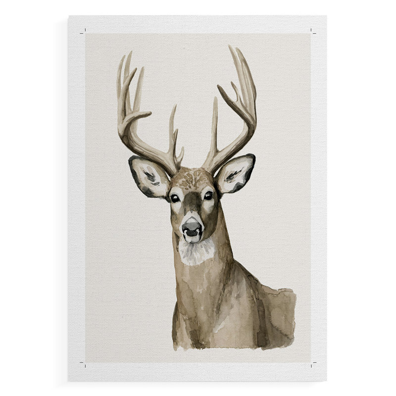 «Handsome Whitetail I», impression sur toile seulement - non encadrée, H 36 po x l 24 po