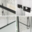 Porte de baignoire coulissante 56 "- 60" x H 58 "-100078760
