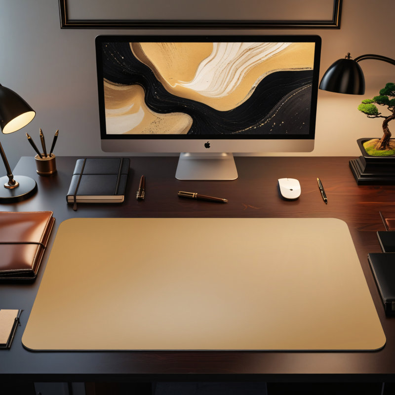 Polyester Desk Pad, 23.6x13.8